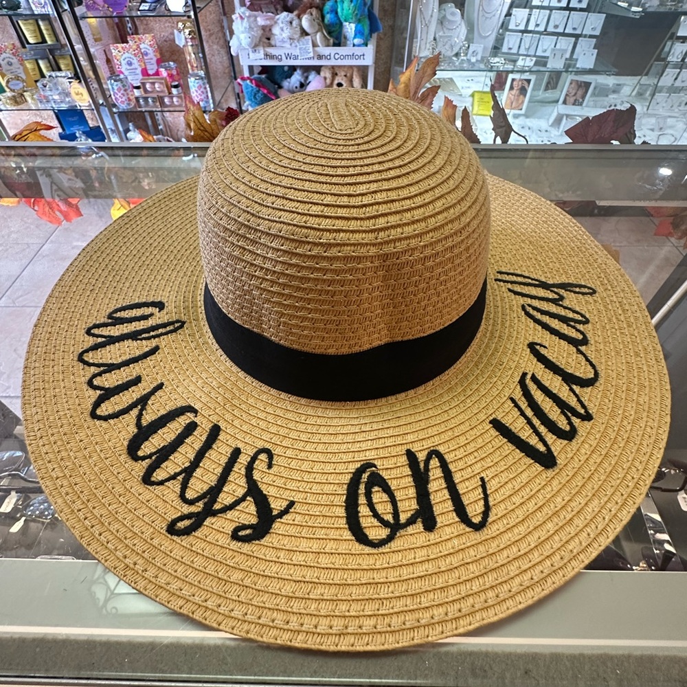Embroidered Sun Hat